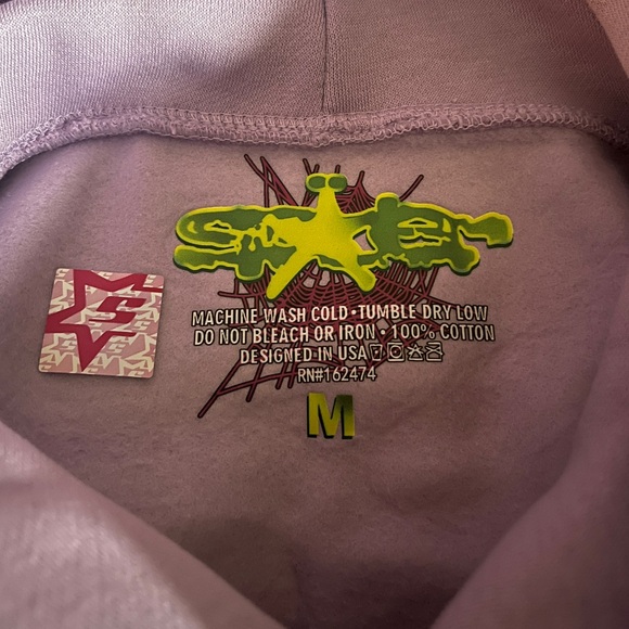 SP5DER ‘Açaí’ HOODIE - Picture 3 of 5